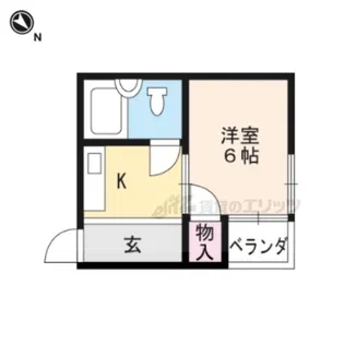 ビューハイツ枚方A棟【3階】の間取り