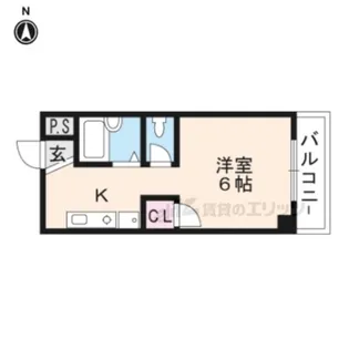 レークナウリバー?【101号室】の間取り