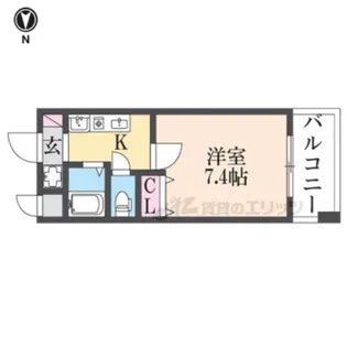 M'プラザ香里壱番館【3階】の間取り