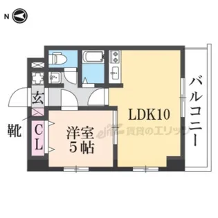 M’プラザ香里壱番館【6階】の間取り