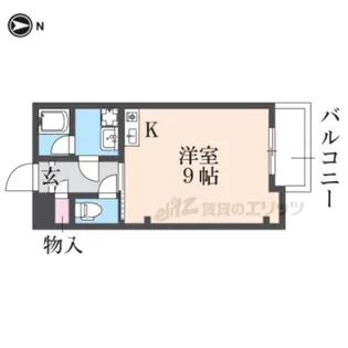 HILL TOP御殿山【4階】の間取り