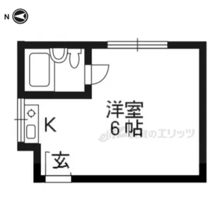 メディナ上花山【303号室】の間取り