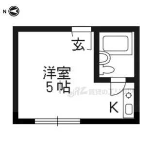 メディナ上花山【201号室】の間取り