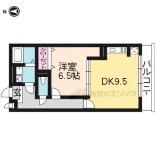 セジュール神領【3階】の間取り