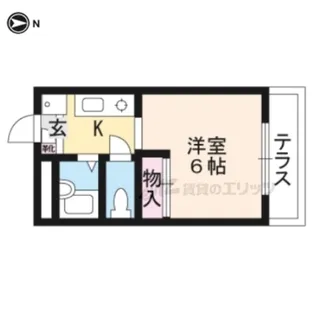 メゾンリッツ【101号室】の間取り