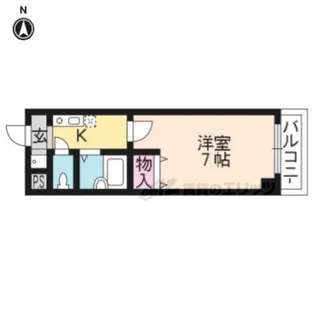 ベルやまだ【102号室】の間取り