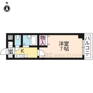 ベルやまだ【206号室】の間取り