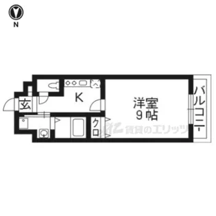 ラフィーネ西沢【1階】の間取り