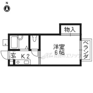 メガロンフィリア【205号室】の間取り