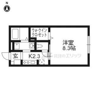 Primavera【108号室】の間取り