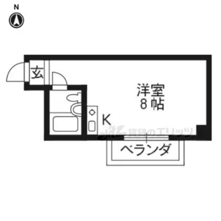 メゾンフジ【501号室】の間取り