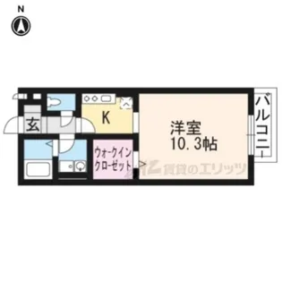 コスモパレス【2階】の間取り