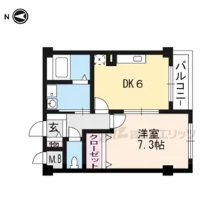 Harmony Mibu【2階】の間取り