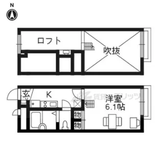 レオパレスweeny flat【1階】の間取り