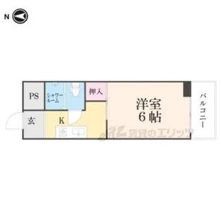 藤ハイツ【4階】の間取り