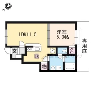 コンフォート・K【1階】の間取り