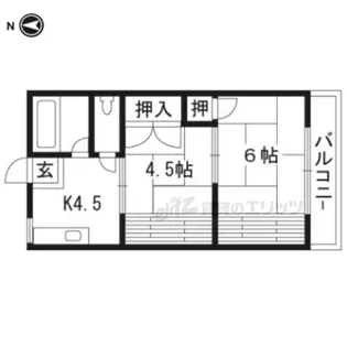 サンオリーブ【204号室】の間取り