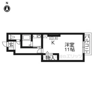 グランシャリオ【1階】の間取り