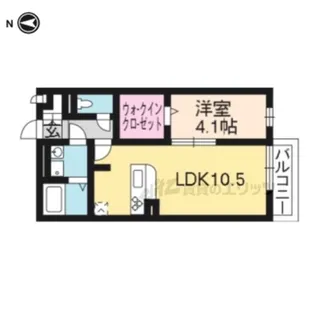 フィエスタ2号館【2階】の間取り