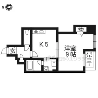 雅綾小路【503号室】の間取り
