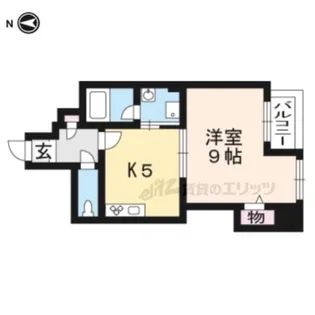 雅綾小路【302号室】の間取り