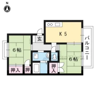 パークハウス瀬田A棟【201号室】の間取り