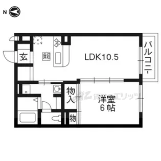 「インテグラルフラッツ」【2階】の間取り