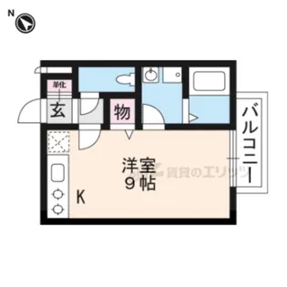 セジュールIHARA【201号室】の間取り