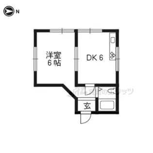 メゾンみやこ【201号室】の間取り