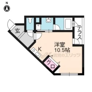 メゾンベール【2階】の間取り