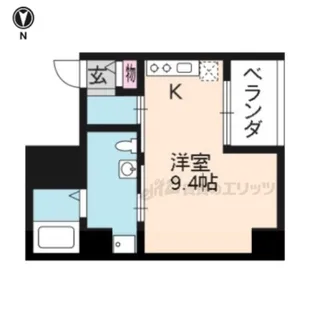 pine west【3階】の間取り