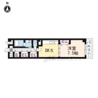 「パレス伏見」【2階】の間取り