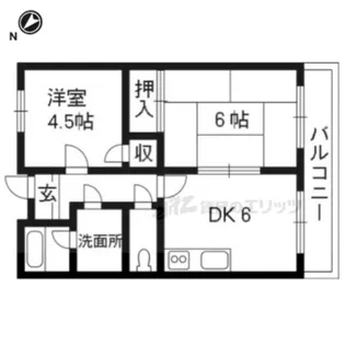 アゼリア古高【2階】の間取り