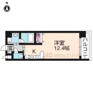 花【402号室】の間取り