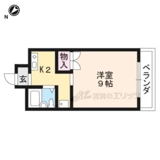 ヴィラ・フルーレ【307号室】の間取り