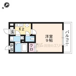 パルティシオン【207号室】の間取り