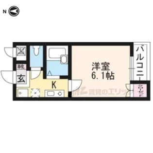 クレイドル・アラキ【2階】の間取り