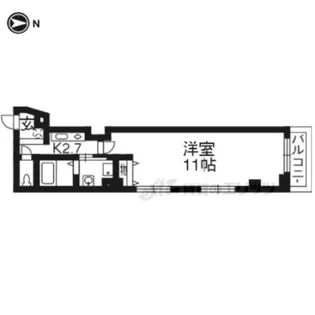 グランジュール綾小路【201号室】の間取り