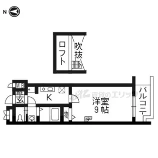 メゾン・ウィッシュ【4-D号室】の間取り