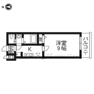 メゾン・ウィッシュ【3-C号室】の間取り