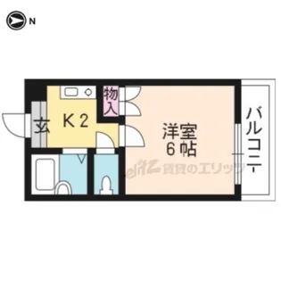 エリートNAKANO?【208号室】の間取り