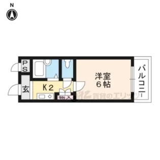 エリートNAKANO Ⅱ棟【2階】の間取り