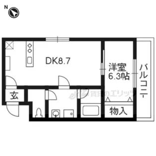 シャルレ12番館【301号室】の間取り