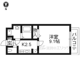 メゾン・ハーモニー【1階】の間取り