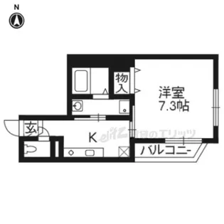 グランデ西五条【6階】の間取り