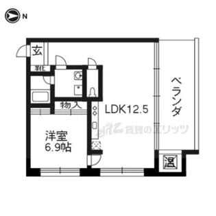 DE ESTRELLAS【405号室】の間取り