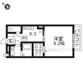 グラシューズメゾン?【1階】の間取り