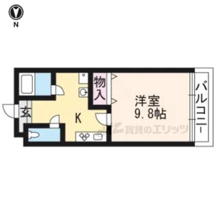 セントフローレンスONE【1階】の間取り