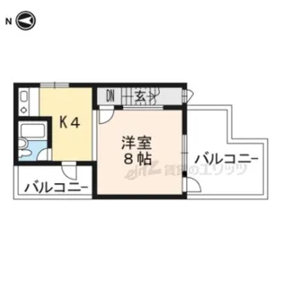 日吉台ポケット【1号室】の間取り