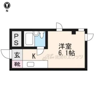 デジデンス宝ヶ池【301号室】の間取り